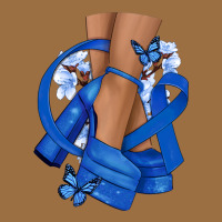 Colon Cancer Diva Blue Ribbon Vintage Tee | Teevron