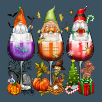 Hallothanksmas Wine Glasses And Gnomes Urban Heavy Tee | Teevron