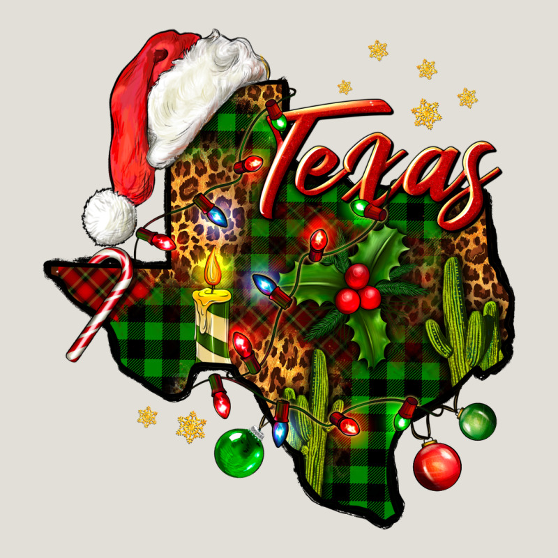 Christmas Texas Map Heavy Core Tee by NancyCooperArtShop | Teevron