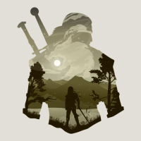 The Witcher Geralt Hero Sword Companion Minima List Illusion Art Heavy Core Tee | Teevron