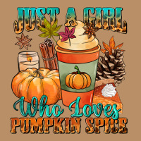 Just A Girl Who Loves Pumpkin Spice Vintage Hoodie | Teevron