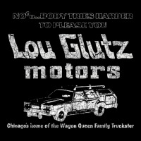 Lou Glutz Motors (national Lampoon's Vacation) Heavy Core Tee | Teevron