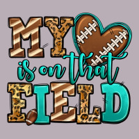 My Heart Is On That Field American Football Vintage Tee | Teevron