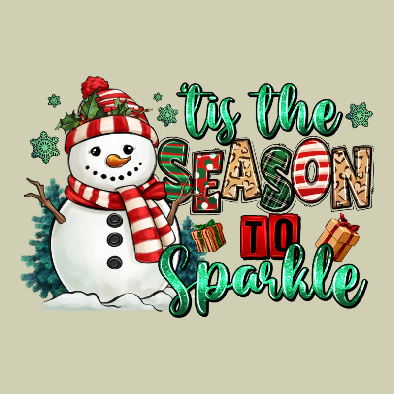 Tis The Season To Sparkle Snowman Heavy Core Tee by MaliasSmallBusiness | Teevron