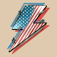 American Flag Lightning Bolt 4th Of July Heavyweight Sweatshirt | Teevron