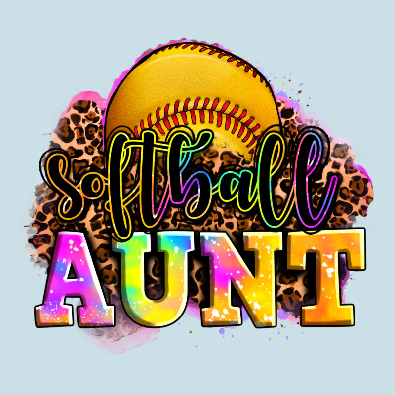 Softball Aunt Ladies Tee by LillyAllenDesigns | Teevron