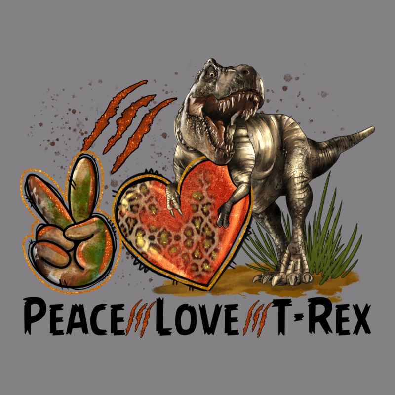 Peace Love T Rex Heavyweight Hoodie by LillyAllenDesigns | Teevron