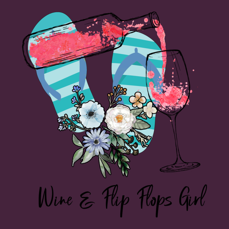 Wine Flip Flops Girl Classic Tee by Bettercallsaul | Teevron