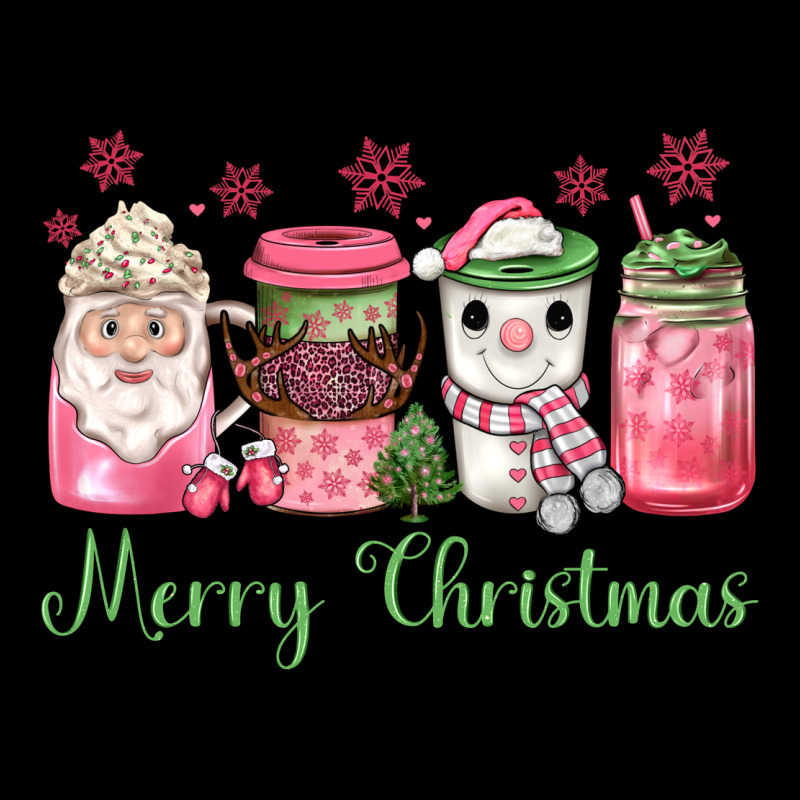 Pink  Merry Christmas Coffee Heavy Core Tee by JahusDesignShop | Teevron