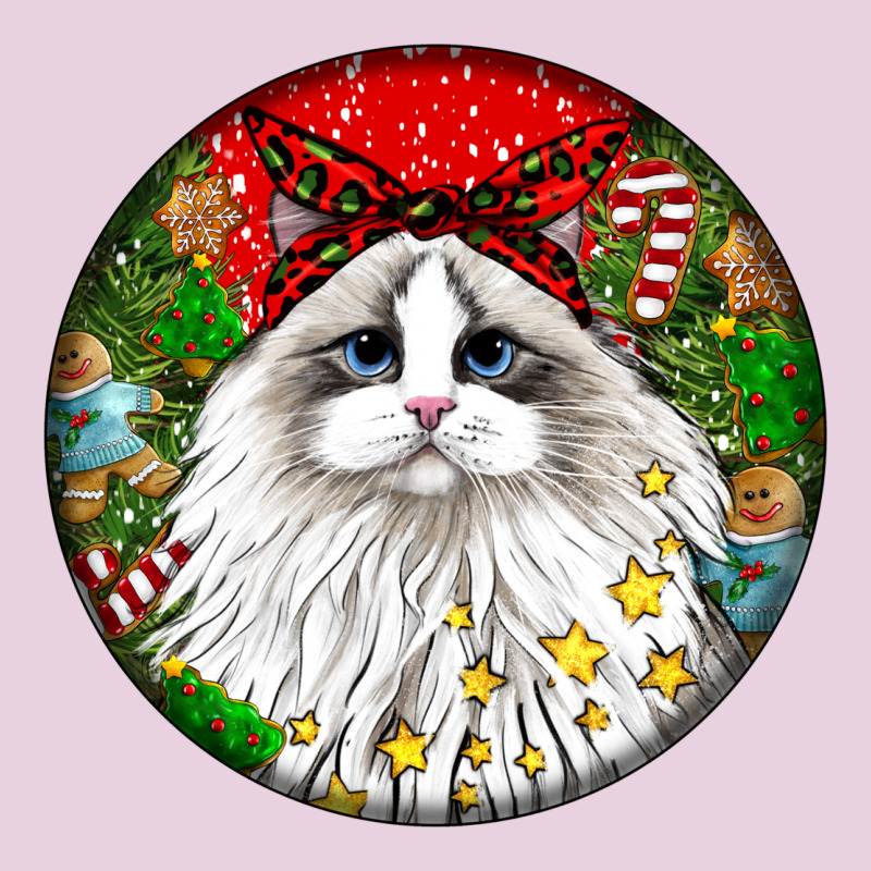 Christmas Ragdoll  Cat Ladies Tee by LillyAllenDesigns | Teevron