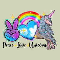 Peace Love Unicorn Heavyweight Hoodie | Teevron