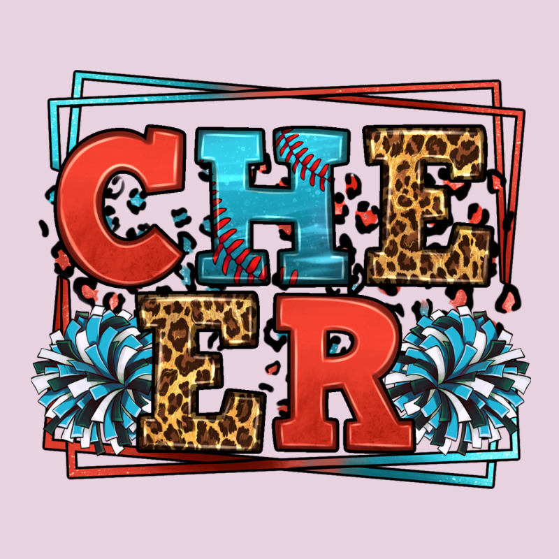 Cheer Baseball Stitchs Ladies Tee by LillyAllenDesigns | Teevron