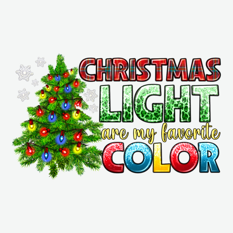 Christmas Light Are My Favorite Color Urban Heavy Tee by NancyCooperArtShop | Teevron