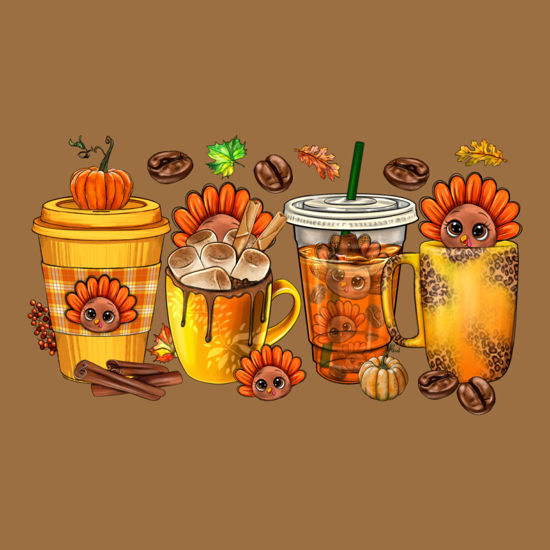 Thanksgiving Coffee Cups Vintage Tee by texasbilliewilder | Teevron