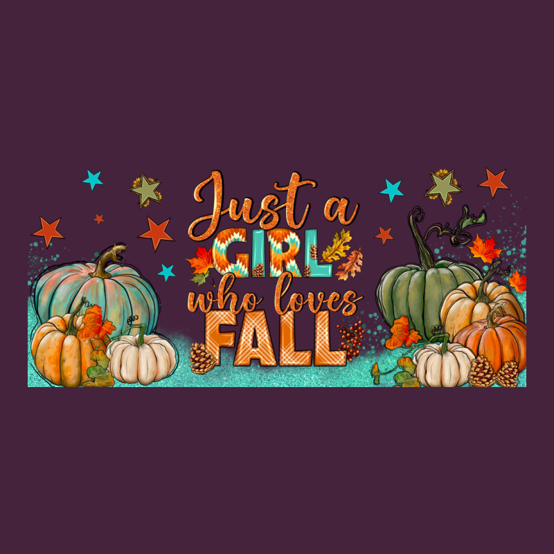 Just A Girl Who Loves Fall Libbey Glass Premium Tee by BundleAndBundleShop | Teevron