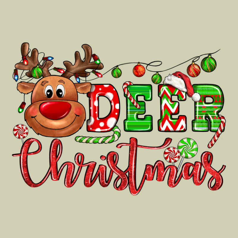 Deer Christmas Reindeer Heavy Core Tee by NancyCooperArtShop | Teevron