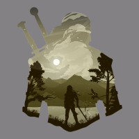 The Witcher Geralt Hero Sword Companion Minima List Illusion Art Heavyweight Hoodie | Teevron
