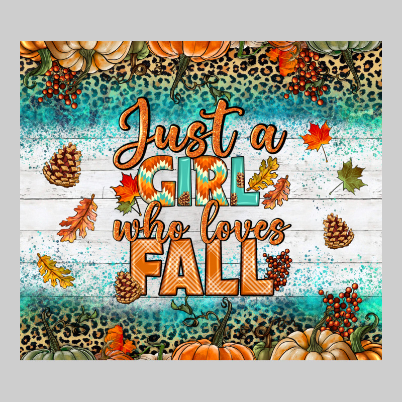 Just A Girl Who Loves Fall Tumbler Premium Tee by BundleAndBundleShop | Teevron