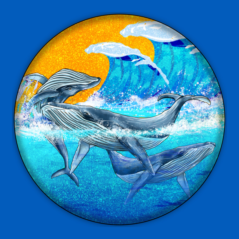 Humpback Whale Urban Hoodie by BarkalooDesign | Teevron