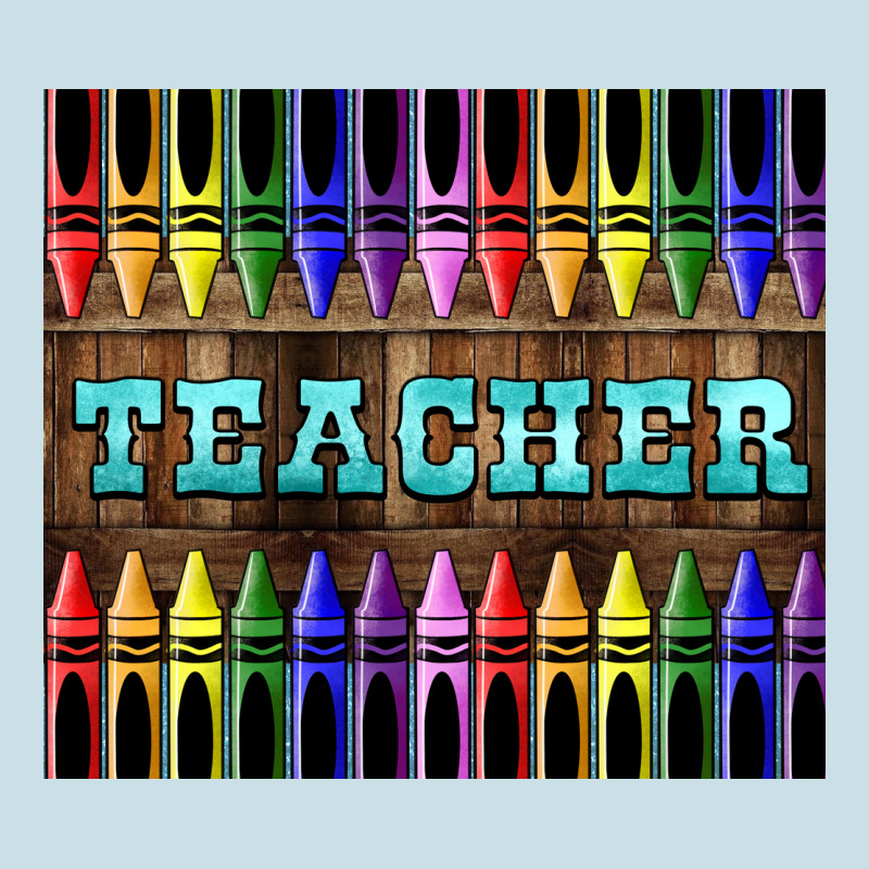 Teacher Crayons Tumbler Ladies Tee by LillyAllenDesigns | Teevron