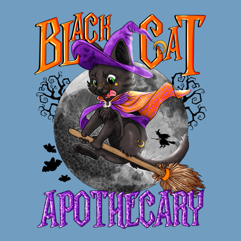 Black Cat Apothecary Urban Heavy Tee by NancyCooperArtShop | Teevron