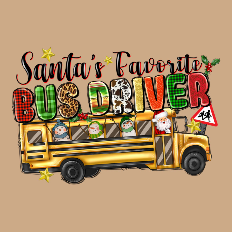 Santas Favorite Bus Driver Vintage Hoodie by texasbilliewilder | Teevron