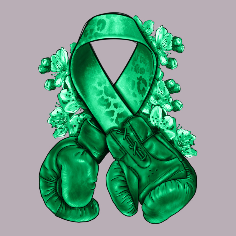 Emerald Green Ribbon Liver Cancer Boxing Gloves Vintage Tee by NancyCooperArtShop | Teevron