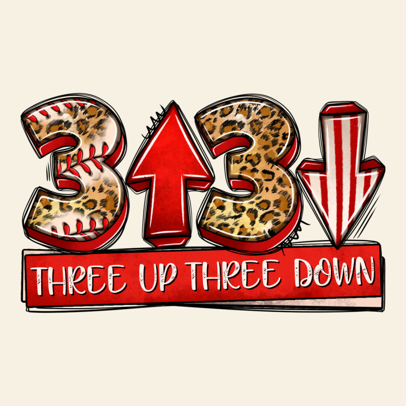 Three Up Three Down Baseball Vintage Tee by Jasminsmagicworld | Teevron