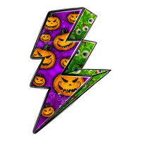 Halloween Lightning Bolt Premium Tee | Teevron