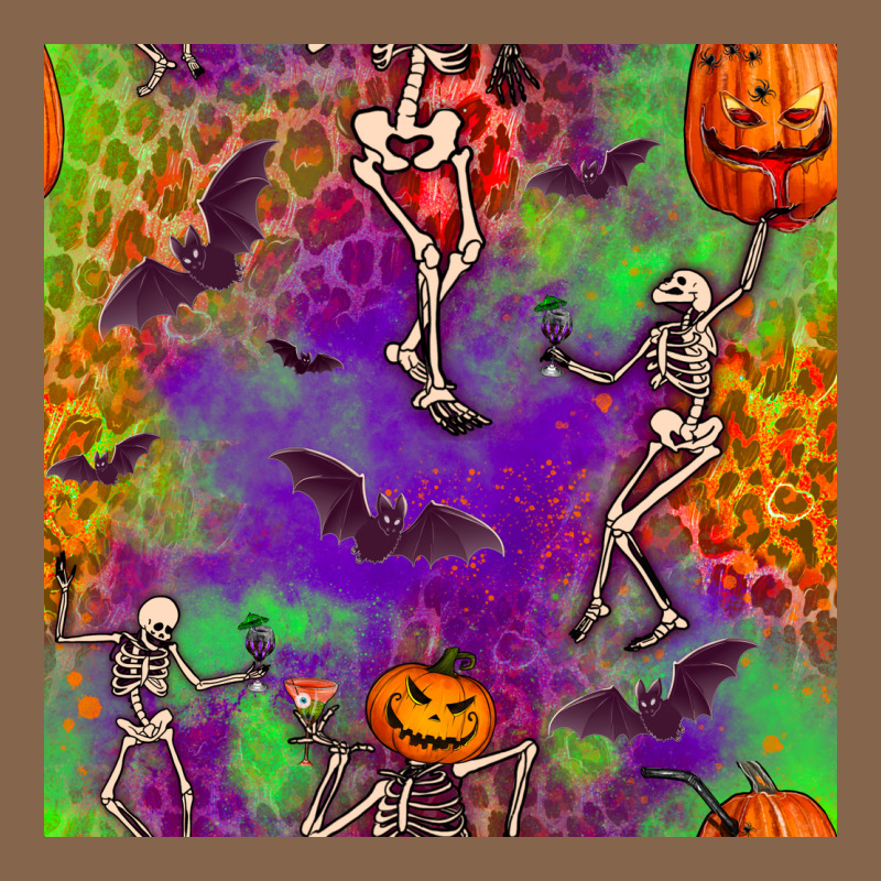 Halloween Party Seamless Pattern Premium Tee by BundleAndBundleShop | Teevron