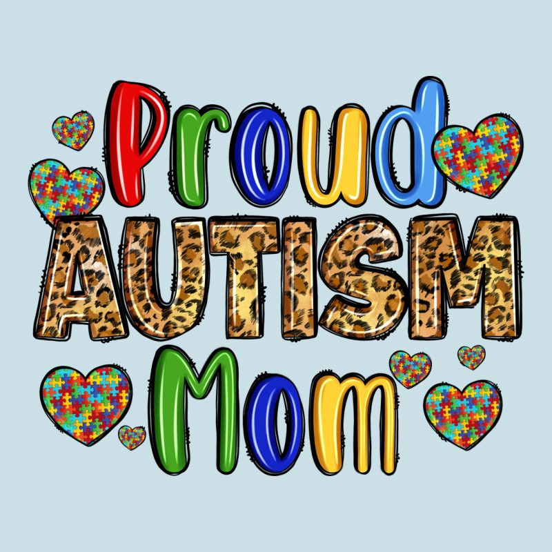 Proud Autism Mom Design Ladies Tee by LillyAllenDesigns | Teevron