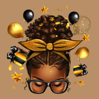 New Year's Eve Afro Messy Bun Vintage Hoodie | Teevron