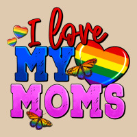 I Love My Moms Heavyweight Sweatshirt | Teevron