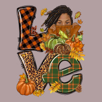 Love Fall With Afro Woman Vintage Hoodie | Teevron