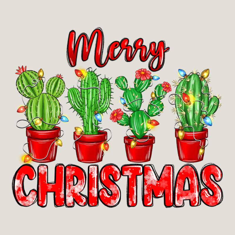 Merry Christmas Cactuses Heavy Core Tee by MaliasSmallBusiness | Teevron