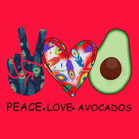Peace Love Avocados Classic Tee | Teevron