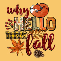 Why Hello There Fall Vintage Hoodie | Teevron