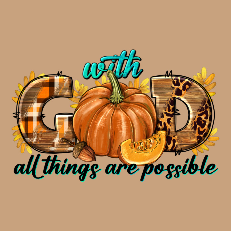 With God All Things Are Possible Vintage Tee by texasbilliewilder | Teevron