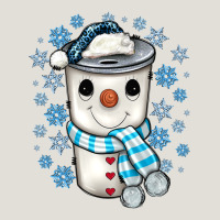Snowman Coffee Cup Heavy Core Tee | Teevron