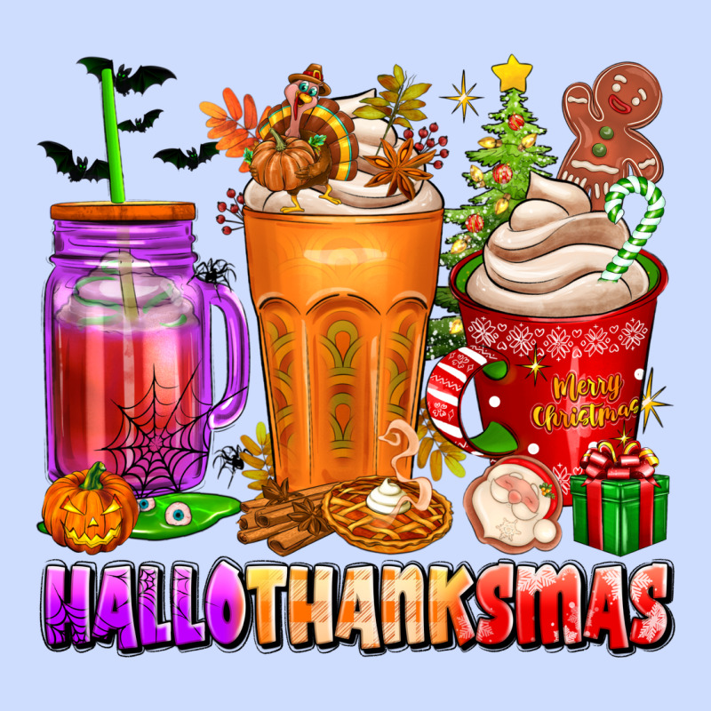 Hallothanksmas Coffee Cups Urban Heavy Tee by texasbilliewilder | Teevron