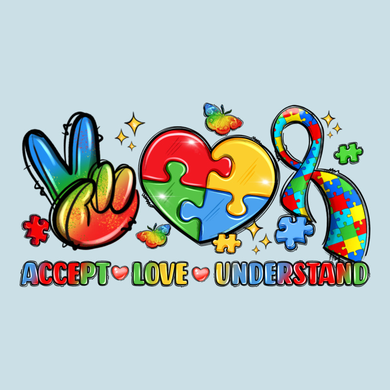 Accept Love Understand Ladies Tee by LillyAllenDesigns | Teevron