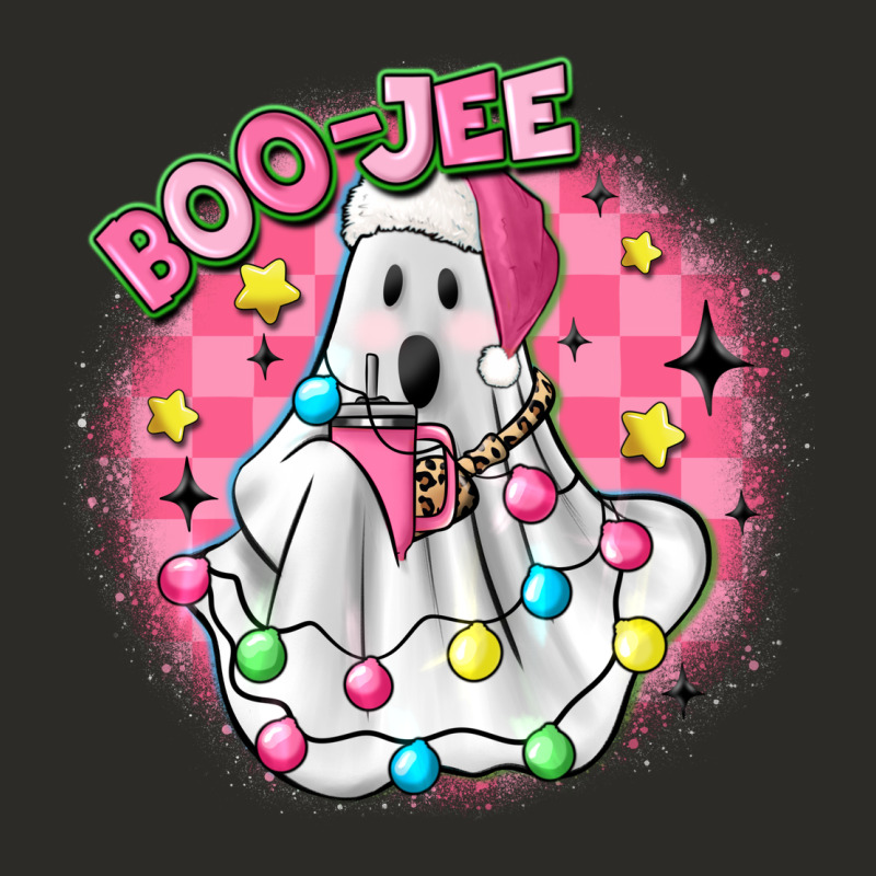 Boo Jee Pink Christmas Ghost Heavy Core Tee by MaliasSmallBusiness | Teevron