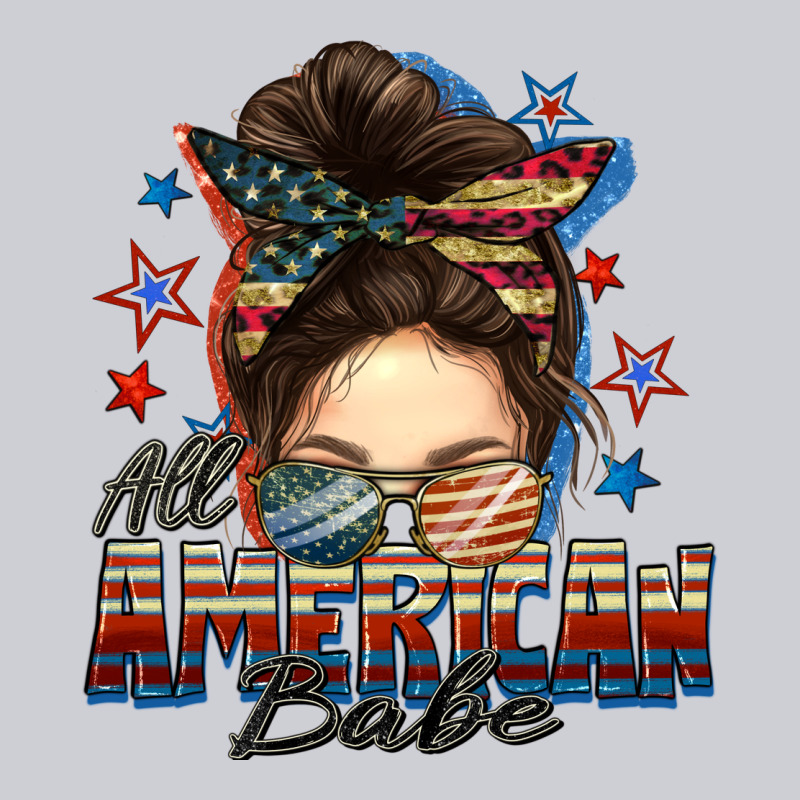 American Babe Messy Bun Heavyweight Sweatshirt by FaDigitalArtStudio | Teevron