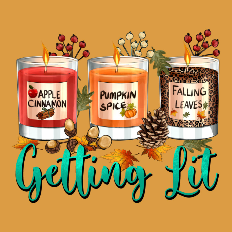 Candles With Fall Getting Lit Urban Heavy Tee by texasbilliewilder | Teevron