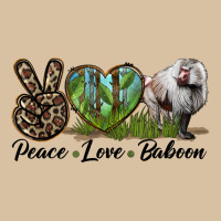 Leopard Peace Love Baboon Heavyweight Hoodie | Teevron