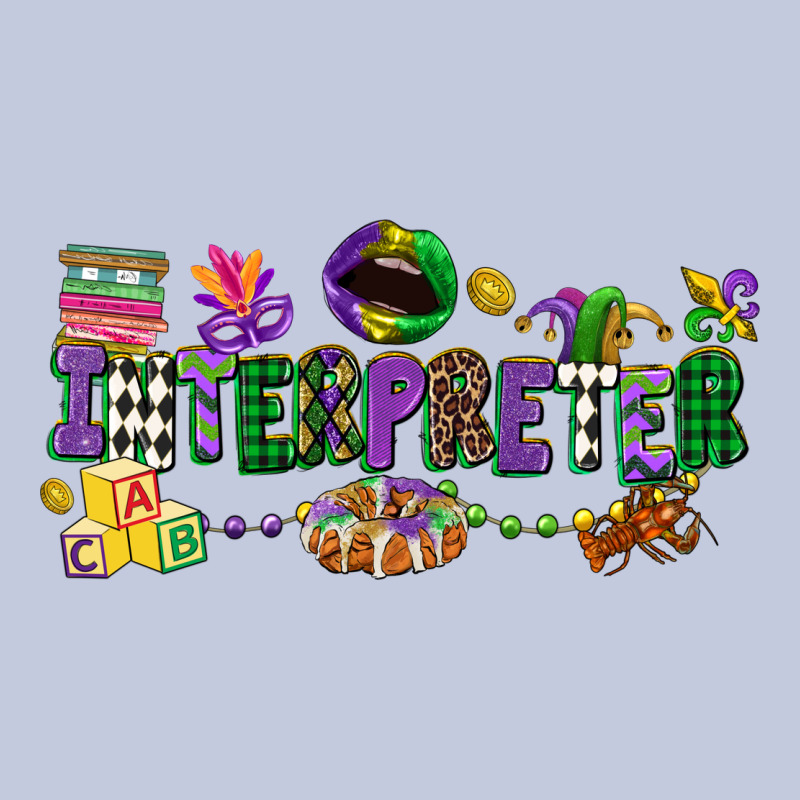 Interpreter Mardi Gras Long Sleeve Tee by CowGirlArtShop | Teevron