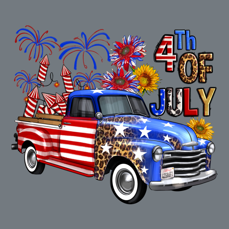 Western Truck Fourth Of July America Heavyweight Sweatshirt by FaDigitalArtStudio | Teevron