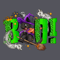 Boo! With Black Cat Halloween Vintage Hoodie | Teevron