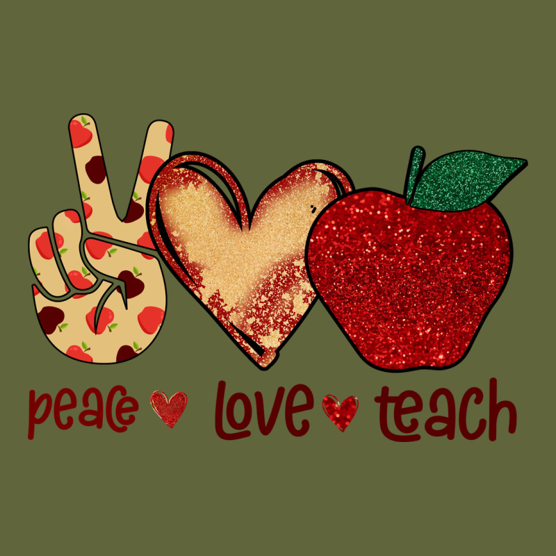Peace Love Teach Classic Tee by Bettercallsaul | Teevron