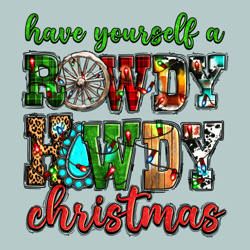 Have Yourself A Rowdy Howdy Christmas Heavy Core Tee by NancyCooperArtShop | Teevron